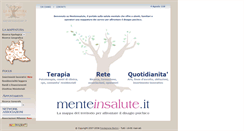 Desktop Screenshot of menteinsalute.it